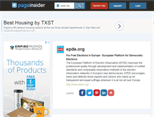 Tablet Screenshot of epde.org